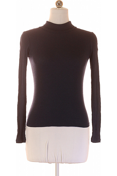 Rosemunde Dámský žebrovaný Rolák S Dlouhým Rukávem Basic černá Vel. M