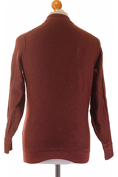 Hugo Boss Vlněný hnědý pánský pulovr se stojáčkem podzimní elegantní přes hlavu Vel. M | Hugo Boss | obrázek 2