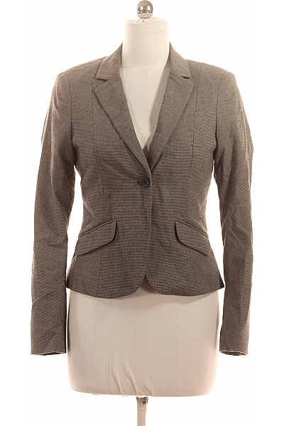 InWear Dámské polyesterové sako vypasované business vzorované béžové s jedním knoflíkem Vel. 38 | InWear | obrázek 2