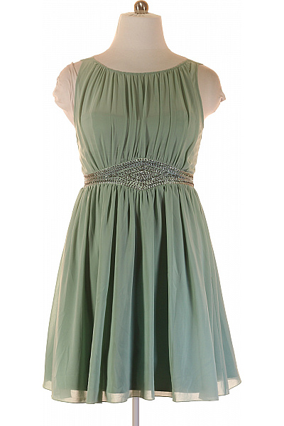 Společenské  Šaty Zelené Little Mistress Second hand Vel. 46 | Little Mistress | obrázek 2