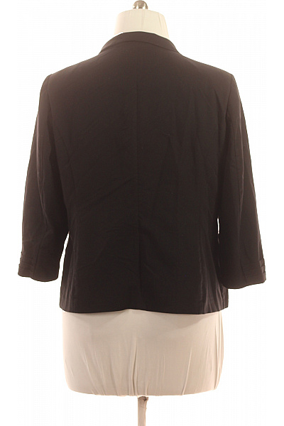 Marks & Spencer Dámský černý blejzr ležérní s 3/4 rukávem business moderní Velikost 20 | Marks & Spencer | obrázek 2