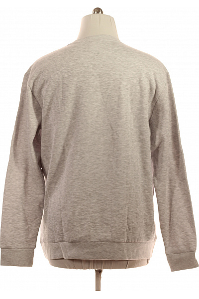 ONLY & SONS Pánská šedá melírovaná mikina bez kapuce crewneck dlouhý rukáv Velikost 2XL | ONLY & SONS | obrázek 3