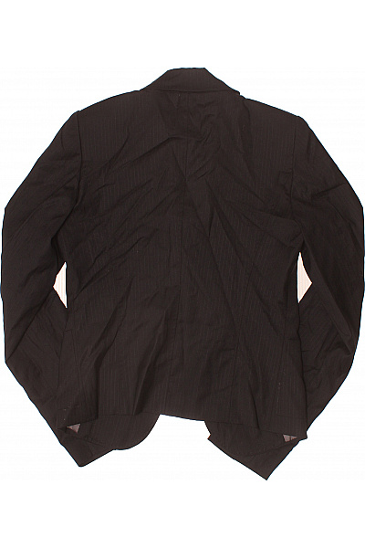 Calvin Klein Dámské černé sako vypasované pruhované business elegantní jednořadé Velikost 42 | Calvin Klein | obrázek 3