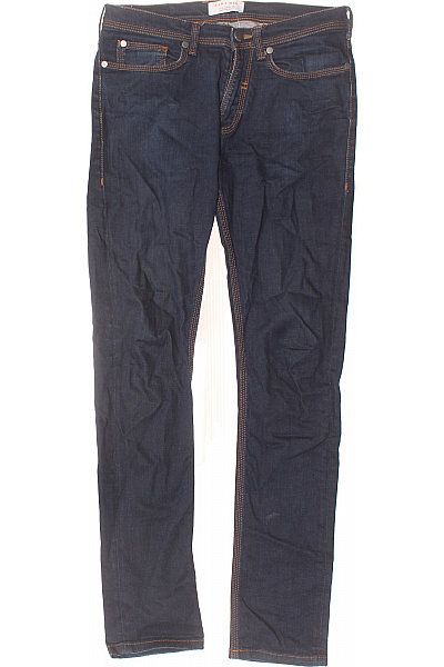 ZARA Pánské Rovné Džíny Modré Vel. 36