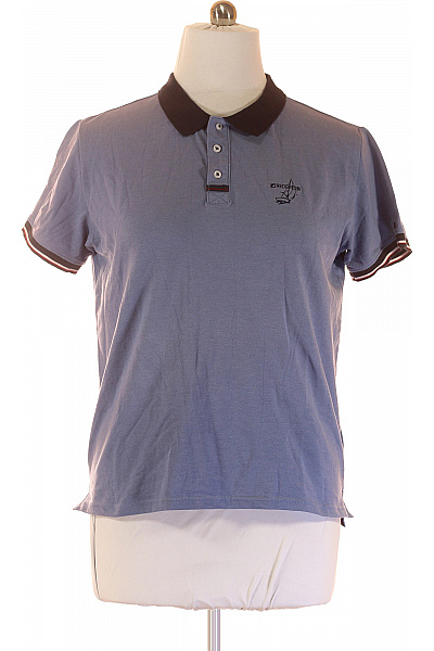 REDGREEN Pánské Tričko S Límečkem Modré