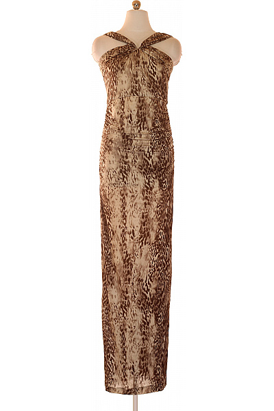 MANGO Dámské letní šaty maxi zvířecí vzor elegantní Vel. XL | MANGO | obrázek 2