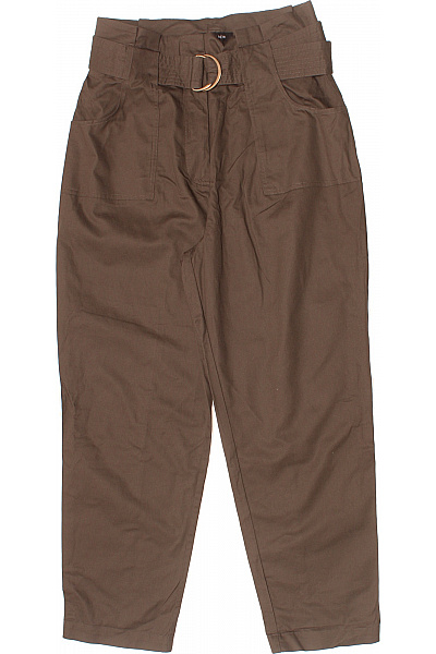 FOREVER NEW Dámské Kalhoty s Vysokým Sedem Khaki Vel.  38 | FOREVER NEW | obrázek 2