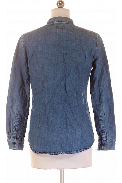 Monki Dámská Košile Modrá Second hand Vel. XS | Monki | obrázek 3