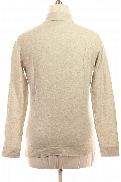 Hugo Boss Pánský bavlněný rolák béžový žebrovaný lehký basic přes hlavu Velikost L | Hugo Boss | obrázek 3