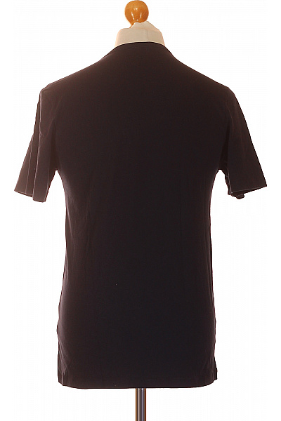 Hugo Boss Pánské bavlněné černé tričko basic s krátkým rukávem a nápisem Vel. l | Hugo Boss | obrázek 3