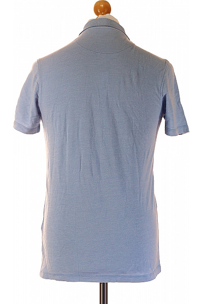 JACK & JONES Pánské Bavlněné Polyesterové Polo Tričko Světle Modré Jednobarevné S Výšivkou Velikost M | JACK & JONES | obrázek 2