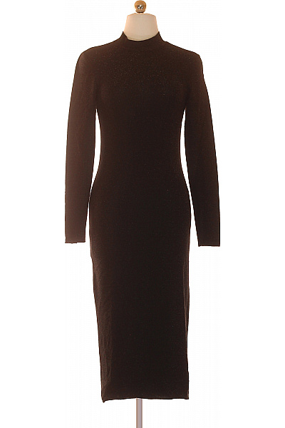 SAMSOE Dámské šaty pouzdrové s dlouhým rukávem třpytivé elegantní černé Velikost S | SAMSOE | obrázek 2