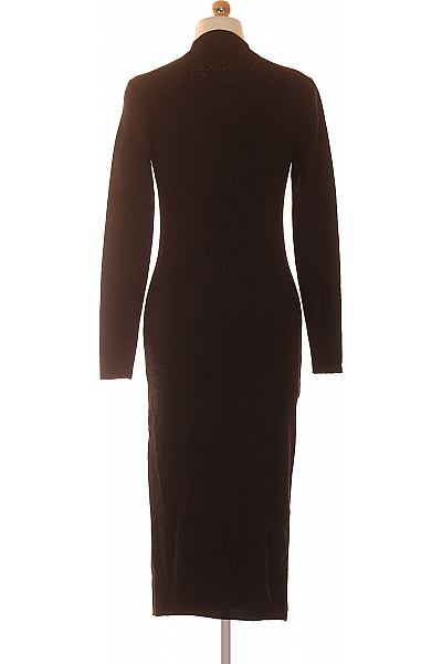 SAMSOE Dámské šaty pouzdrové s dlouhým rukávem třpytivé elegantní černé Velikost S | SAMSOE | obrázek 3