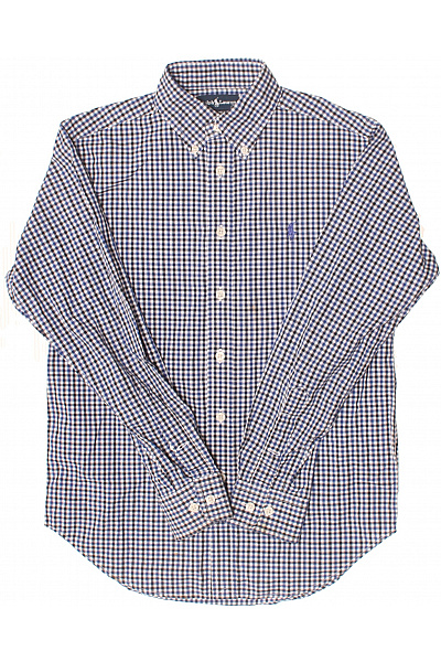 Ralph Lauren Vzorovaná Pánská Košile Modrá