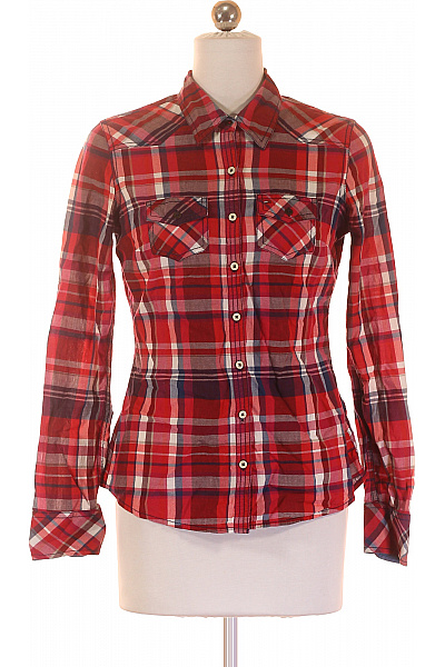 TOMMY HILFIGER Dámská Košile Červená Second hand Vel. XS | TOMMY HILFIGER | obrázek 2