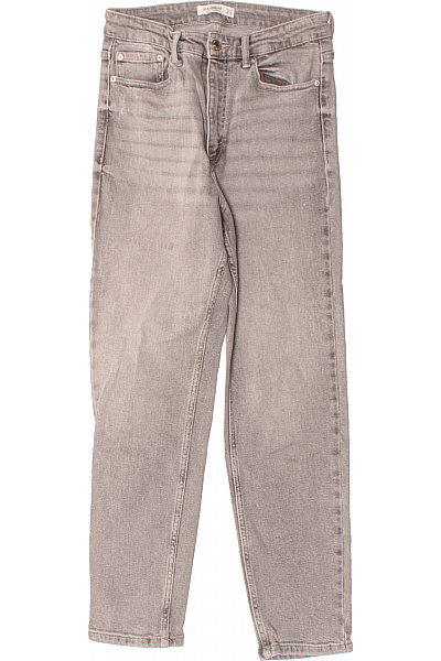 Dámské Džíny Šedé PULL&BEAR Vel. 38