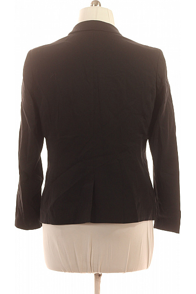 Next Dámské černé polyesterové společenské sako vypasované elegantní jednořadé s jedním knoflíkem Vel. 48 | Next | obrázek 3