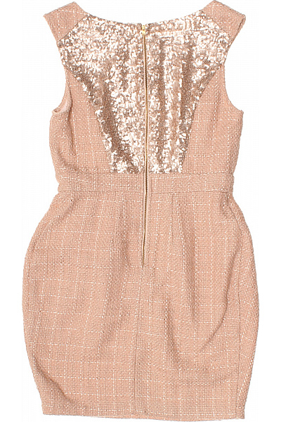 Dorothy Perkins Růžové pouzdrové šaty s flitry a vzorem Vel. 38 | Dorothy Perkins | obrázek 2