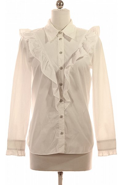 River Island Dámská Košile Bílá Second hand Vel. 32 | River Island | obrázek 2