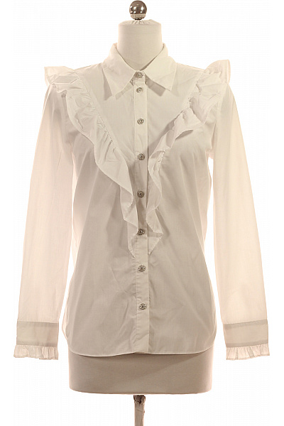 River Island Dámská Košile Bílá Second hand Vel. 32 | River Island | obrázek 3