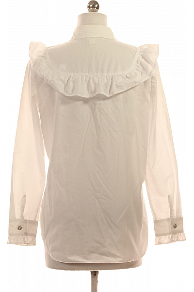 River Island Dámská Košile Bílá Second hand Vel. 32 | River Island | obrázek 4