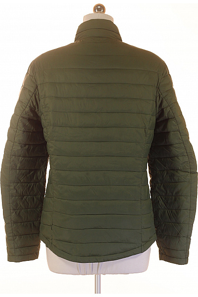 TOM TAILOR Dámská zelená prošívaná bunda se zipem lehká krátká moderní Vel. m | TOM TAILOR | obrázek 2