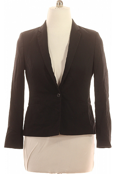 Next Polyesterové černé vypasované elegantní sako jednořadé s jedním knoflíkem Velikost 44 | Next | obrázek 2