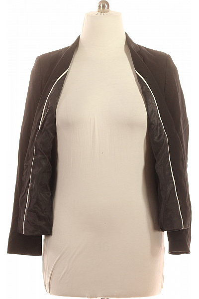 Next Polyesterové černé vypasované elegantní sako jednořadé s jedním knoflíkem Velikost 44 | Next | obrázek 4