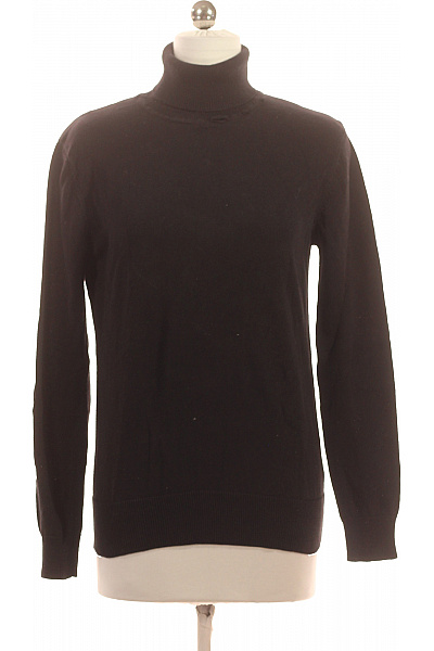 BRAVE SOUL Dámský černý Tenký Rolák Basic Přes Hlavu Podzimní Vel. S