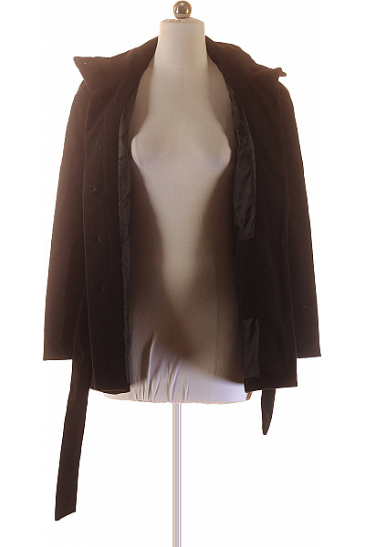 Dámský Kabát Černý Vel. L | FRESH MADE | obrázek 4