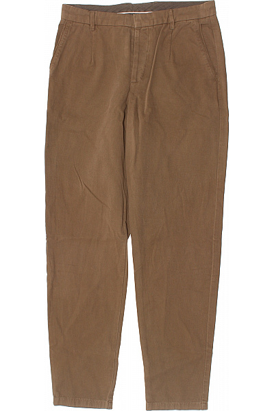 American Vintage Pánské Hnědé Chino Kalhoty Volné Ležérní S Puky S Kapsami Vel. 48 | American Vintage | obrázek 2