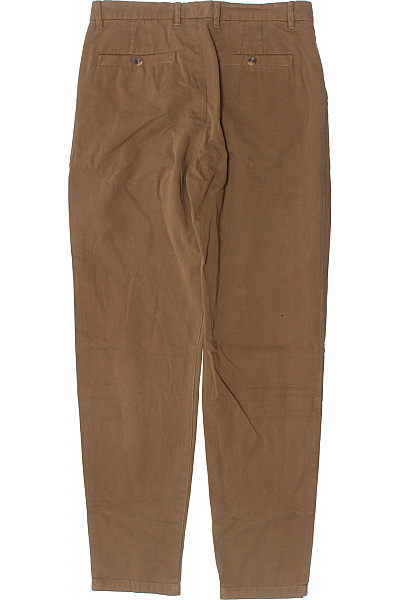 American Vintage Pánské Hnědé Chino Kalhoty Volné Ležérní S Puky S Kapsami Vel. 48 | American Vintage | obrázek 3