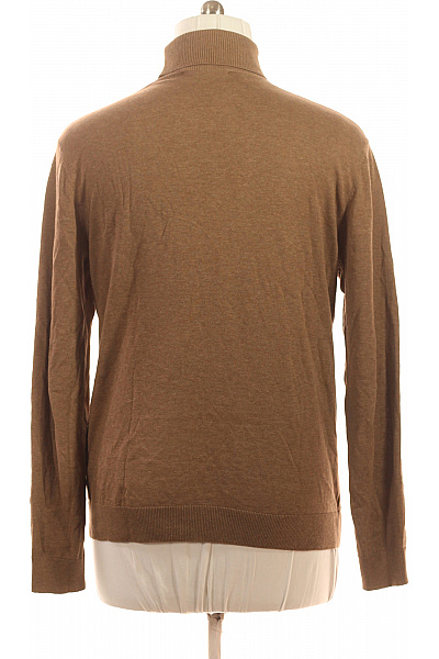 SELECTED Pánský bavlněný hnědý rolák basic tenký přes hlavu Vel. L | SELECTED | obrázek 2