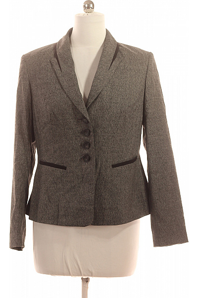 Next Dámské šedé polyesterové elegantní vypasované sako business podzimní Vel. 14 | Next | obrázek 2