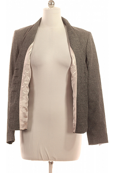 Next Dámské šedé polyesterové elegantní vypasované sako business podzimní Vel. 14 | Next | obrázek 4