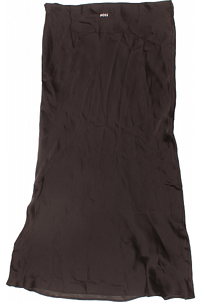 Hugo Boss Dámská dlouhá maxi sukně tmavě hnědá splývavá elegantní Velikost 40 | Hugo Boss | obrázek 3