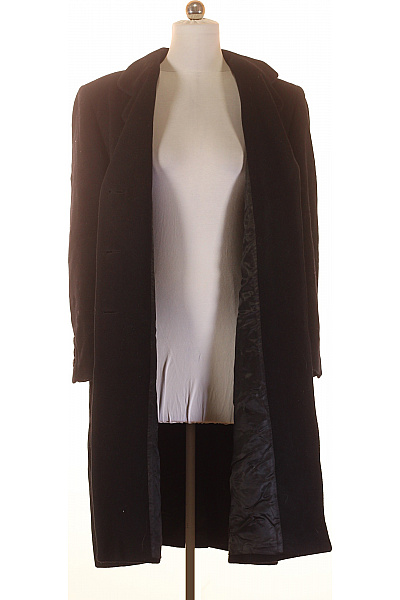 rosner Dámský Mohérový Dlouhý Černý Elegantní Klasický Kabát Vel. 40 | rosner | obrázek 4