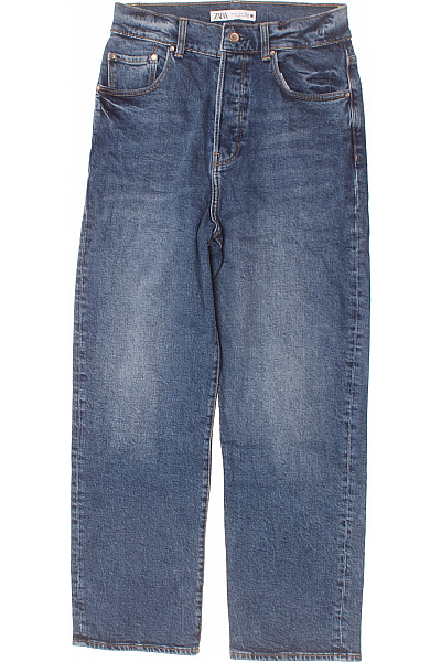 ZARA Bootcut Dámské Džíny Modré Second Hand Vel. 40
