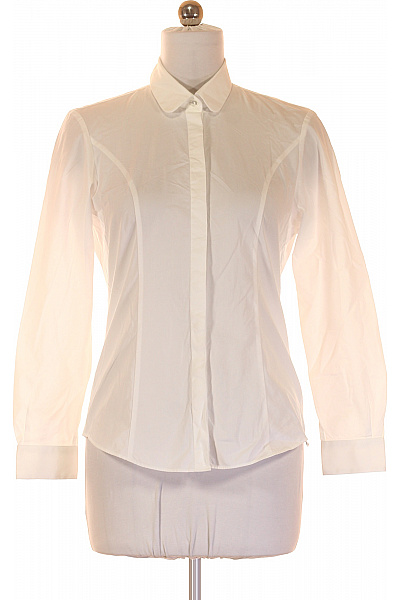 T.M. Lewin Dámská Bílá Vypasovaná Košile S Dlouhým Rukávem Elegantní Business Vel. 12