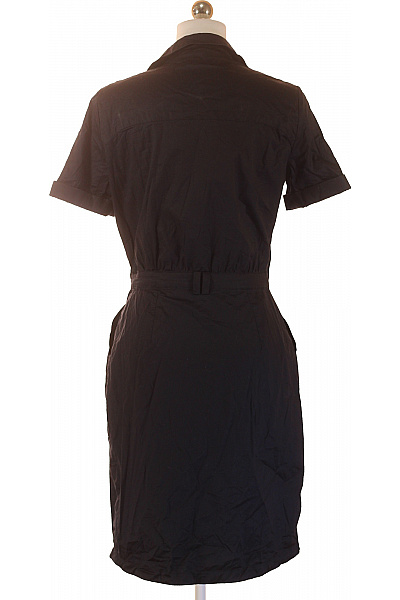 MANGO Černé košilové šaty krátké s kapsami denní Vel. M | MANGO | obrázek 2