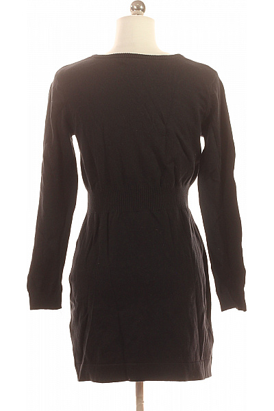  Šaty Pletené Černé MANGO Second hand Vel. L | MANGO | obrázek 3