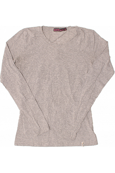 Moodo Jednoduché Dámské Tričko Šedé Vel. M | Moodo | obrázek 2