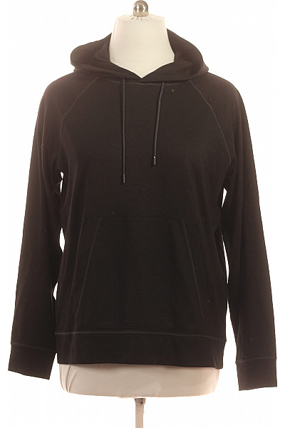 ARMANI Pánská černá mikina s kapucí a klokaní kapsou přes hlavu Velikost xl | ARMANI | obrázek 2