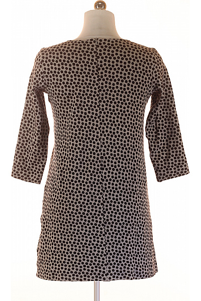 marella Dámské pletené tunikové šaty s puntíkovaným vzorem retro Velikost M | marella | obrázek 2