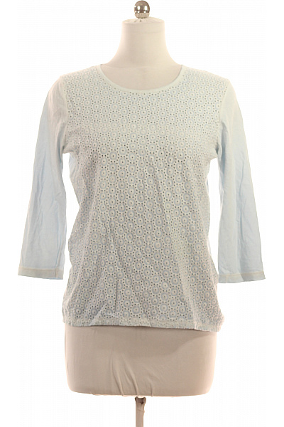 LIEBLINGSSTÜCK Dámská bavlněná halenka s 3/4 rukávem a madeirovým vzorem Vel. M | LIEBLINGSSTÜCK | obrázek 2