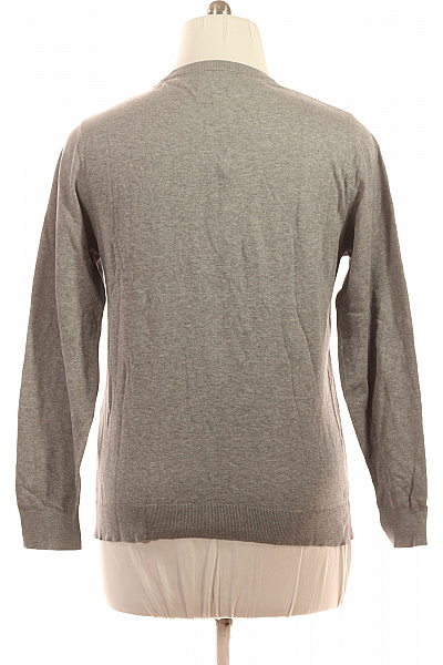 VERSACE Pánský bavlněný šedý svetr pulovr basic do véčka Velikost L | VERSACE | obrázek 3