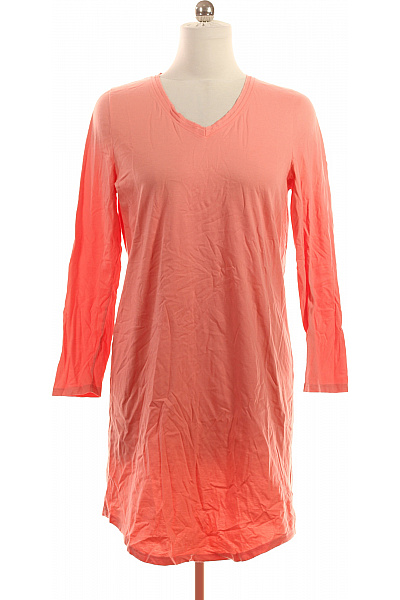 RÖSCH Dámská bavlněná noční košile dlouhý rukáv korálová Vel. DE 42 | RÖSCH | obrázek 2