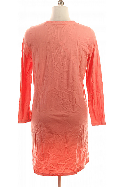 RÖSCH Dámská bavlněná noční košile dlouhý rukáv korálová Vel. DE 42 | RÖSCH | obrázek 3