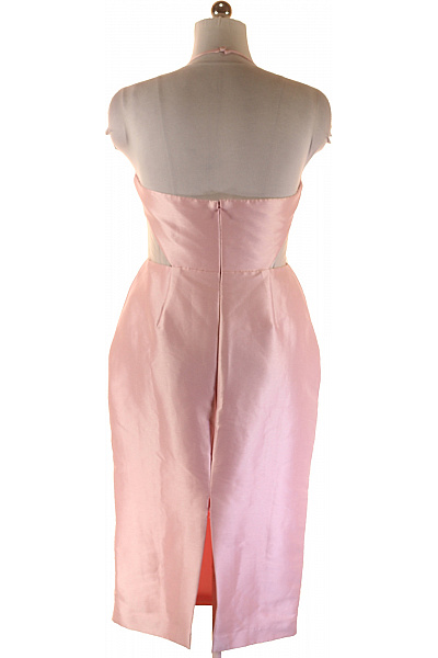 VERA WANG Společenské  Šaty Růžové Second hand Vel. 42 | VERA WANG | obrázek 3