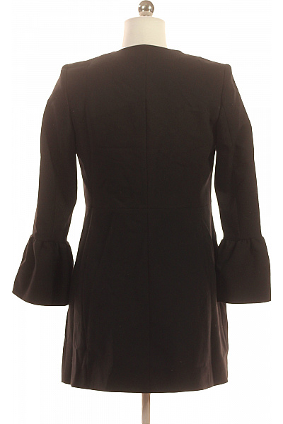 ZARA Krátký Dámský Kabát Černý Second hand Vel. S | ZARA | obrázek 3